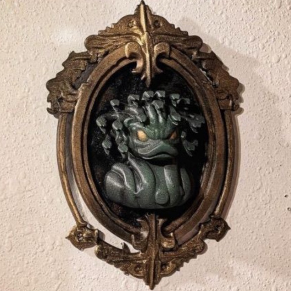 $64 Gothic Medusa Duck Wall Plaque
